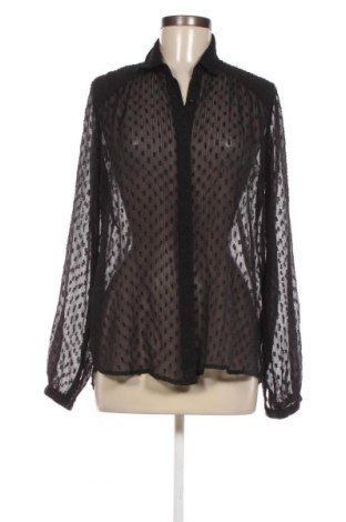 Γυναικείο πουκάμισο Gina Tricot, Μέγεθος M, Χρώμα Μαύρο, Τιμή 2,23 €
