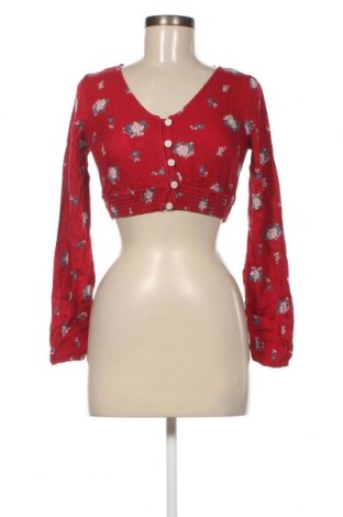 Γυναικείο πουκάμισο Hollister, Μέγεθος XS, Χρώμα Κόκκινο, Τιμή 3,42 €