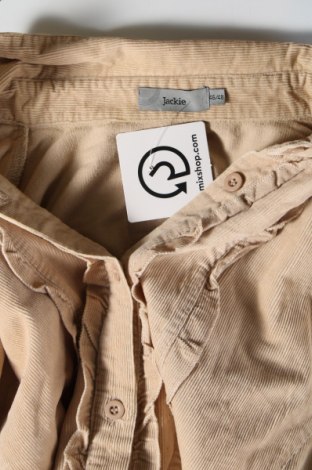 Γυναικείο πουκάμισο Jackie, Μέγεθος XL, Χρώμα  Μπέζ, Τιμή 6,18 €