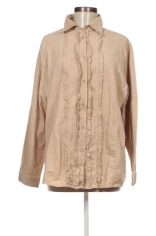 Γυναικείο πουκάμισο Jackie, Μέγεθος XL, Χρώμα  Μπέζ, Τιμή 6,18 €