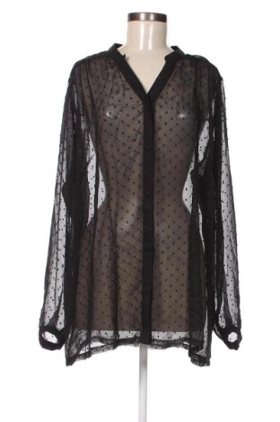 Γυναικείο πουκάμισο Junarose, Μέγεθος XXL, Χρώμα Μαύρο, Τιμή 14,85 €