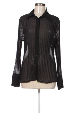 Γυναικείο πουκάμισο KappAhl, Μέγεθος XL, Χρώμα Μαύρο, Τιμή 8,02 €