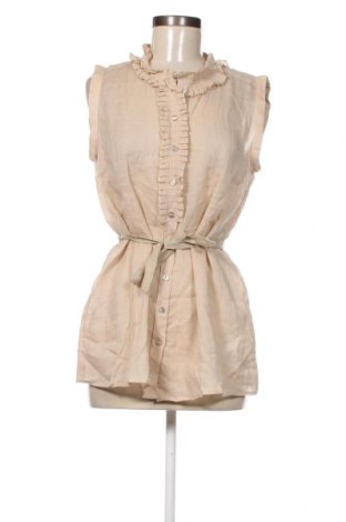 Γυναικείο πουκάμισο Marella, Μέγεθος L, Χρώμα  Μπέζ, Τιμή 26,35 €