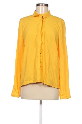 Дамска риза Naf Naf, Размер XL, Цвят Жълт, Цена 72,00 лв.