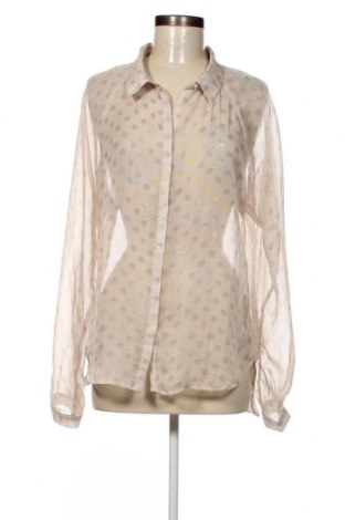 Γυναικείο πουκάμισο Numph, Μέγεθος M, Χρώμα  Μπέζ, Τιμή 8,35 €