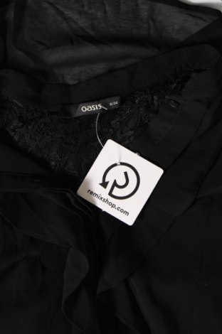 Γυναικείο πουκάμισο Oasis, Μέγεθος XS, Χρώμα Μαύρο, Τιμή 14,85 €