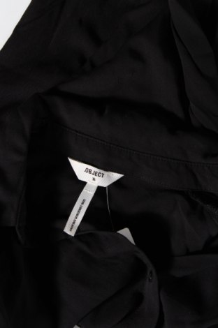 Γυναικείο πουκάμισο Object, Μέγεθος S, Χρώμα Μαύρο, Τιμή 3,81 €