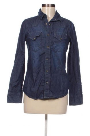 Γυναικείο πουκάμισο Opus Someday Is Today, Μέγεθος S, Χρώμα Μπλέ, Τιμή 14,85 €