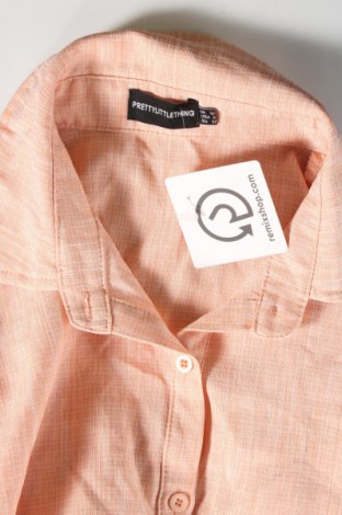 Γυναικείο πουκάμισο Pretty Little Thing, Μέγεθος M, Χρώμα Πορτοκαλί, Τιμή 2,63 €