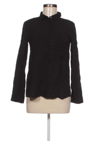 Дамска риза Pull&Bear, Размер M, Цвят Черен, Цена 4,75 лв.