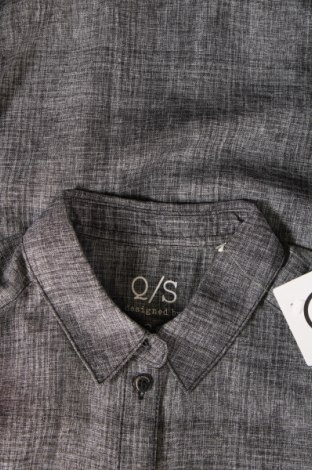 Γυναικείο πουκάμισο Q/S by S.Oliver, Μέγεθος XS, Χρώμα Γκρί, Τιμή 2,52 €