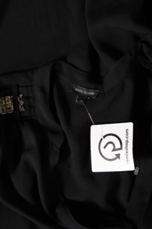 Γυναικείο πουκάμισο River Island, Μέγεθος M, Χρώμα Μαύρο, Τιμή 3,81 €