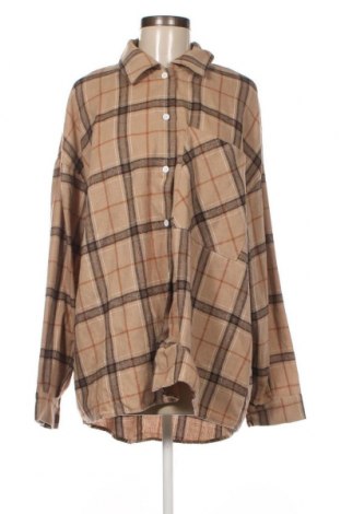 Γυναικείο πουκάμισο SHEIN, Μέγεθος XL, Χρώμα Καφέ, Τιμή 7,73 €