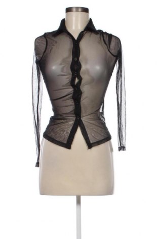 Γυναικείο πουκάμισο SHEIN, Μέγεθος S, Χρώμα Μαύρο, Τιμή 3,40 €