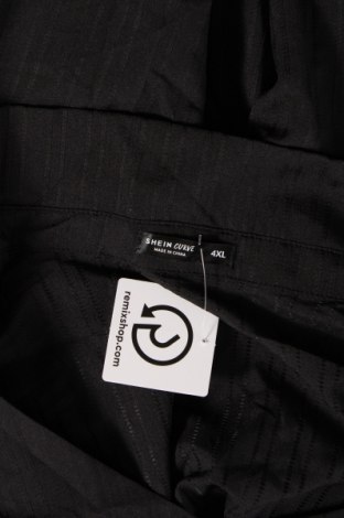 Γυναικείο πουκάμισο SHEIN, Μέγεθος 4XL, Χρώμα Μαύρο, Τιμή 11,29 €