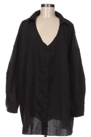 Γυναικείο πουκάμισο SHEIN, Μέγεθος 4XL, Χρώμα Μαύρο, Τιμή 12,37 €