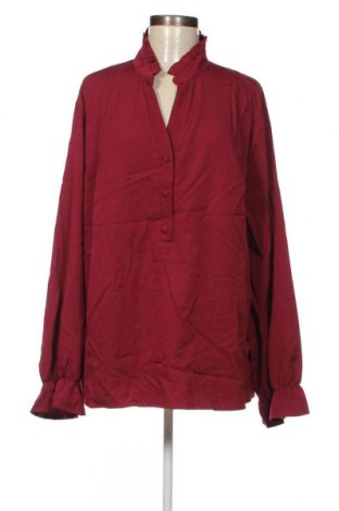 Γυναικείο πουκάμισο SHEIN, Μέγεθος 3XL, Χρώμα Κόκκινο, Τιμή 15,46 €