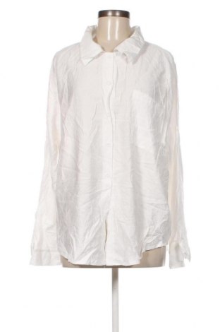 Дамска риза SHEIN, Размер 4XL, Цвят Бял, Цена 23,75 лв.