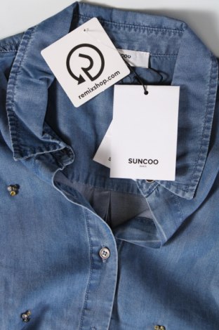 Дамска риза SUNCOO, Размер S, Цвят Син, Цена 51,00 лв.