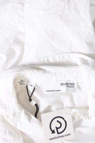 Γυναικείο πουκάμισο Selected Femme, Μέγεθος XS, Χρώμα Λευκό, Τιμή 27,91 €