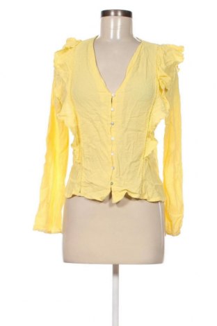 Γυναικείο πουκάμισο Stradivarius, Μέγεθος S, Χρώμα Κίτρινο, Τιμή 5,87 €