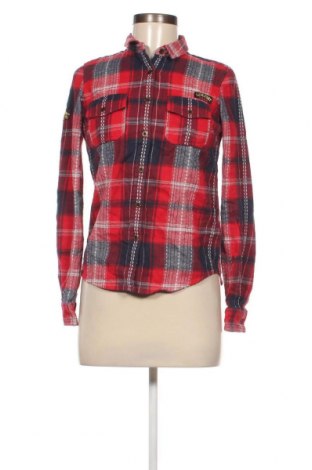 Γυναικείο πουκάμισο Superdry, Μέγεθος XS, Χρώμα Πολύχρωμο, Τιμή 3,98 €