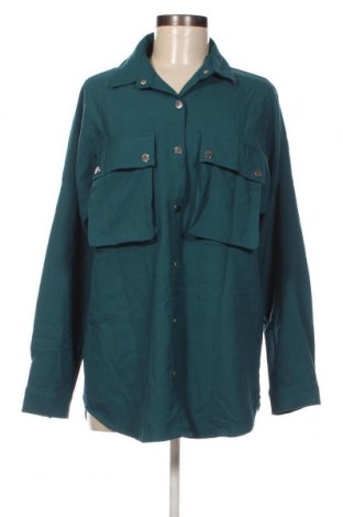 Дамска риза Trendyol, Размер M, Цвят Зелен, Цена 5,28 лв.
