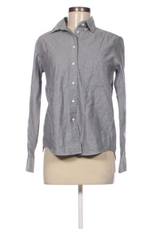 Γυναικείο πουκάμισο Uniqlo, Μέγεθος M, Χρώμα Γκρί, Τιμή 2,97 €