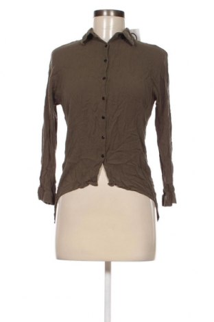 Γυναικείο πουκάμισο Zara, Μέγεθος XS, Χρώμα Πράσινο, Τιμή 1,86 €