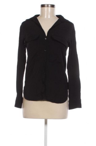 Γυναικείο πουκάμισο Zara, Μέγεθος XS, Χρώμα Μαύρο, Τιμή 6,62 €