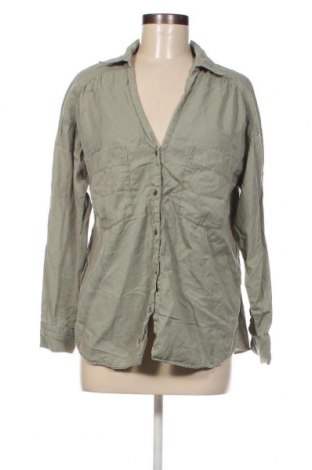Γυναικείο πουκάμισο Zara, Μέγεθος M, Χρώμα Πράσινο, Τιμή 3,22 €