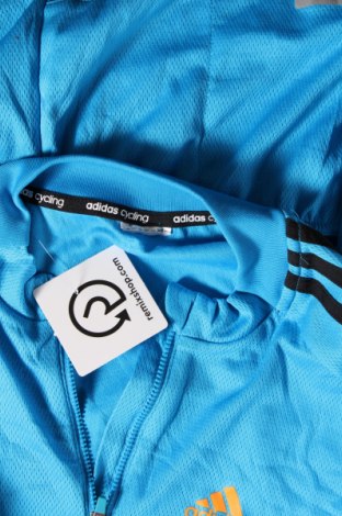 Damen Sport Shirt Adidas, Größe M, Farbe Blau, Preis € 23,66