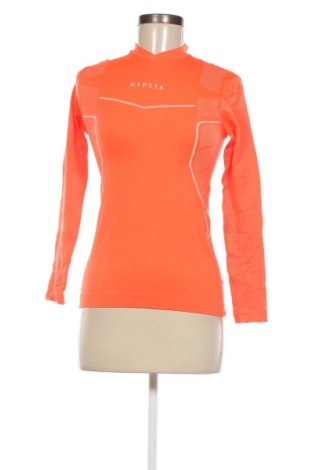Дамска спортна блуза Kipsta, Размер S, Цвят Оранжев, Цена 5,75 лв.