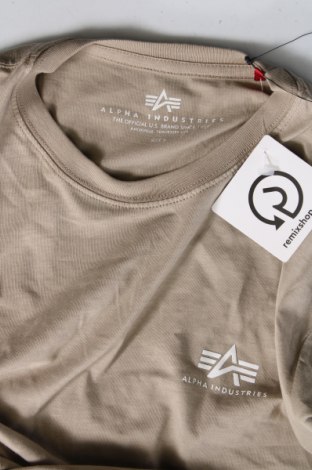 Damski T-shirt Alpha Industries, Rozmiar S, Kolor Beżowy, Cena 61,84 zł