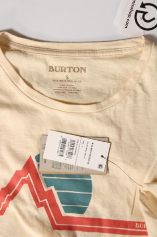 Γυναικείο t-shirt Burton, Μέγεθος S, Χρώμα Κίτρινο, Τιμή 28,04 €