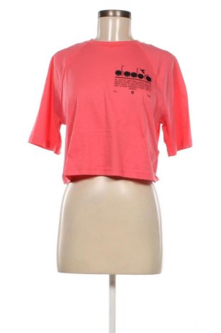Γυναικείο t-shirt Diadora, Μέγεθος S, Χρώμα Ρόζ , Τιμή 29,90 €