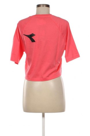 Γυναικείο t-shirt Diadora, Μέγεθος S, Χρώμα Ρόζ , Τιμή 29,90 €