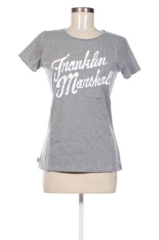 Γυναικείο t-shirt Franklin & Marshall, Μέγεθος XL, Χρώμα Γκρί, Τιμή 21,83 €
