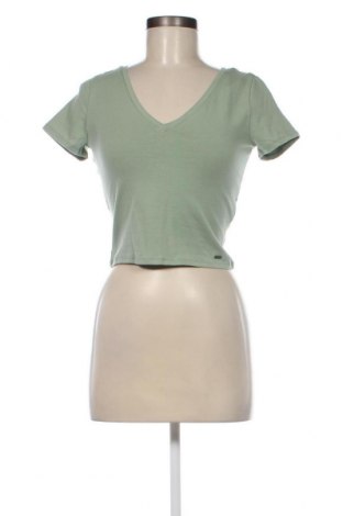 Дамска тениска Hollister, Размер M, Цвят Зелен, Цена 18,81 лв.