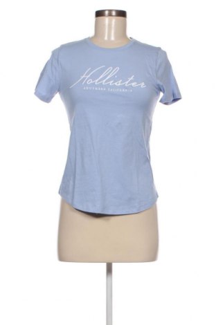 Γυναικείο t-shirt Hollister, Μέγεθος XS, Χρώμα Μπλέ, Τιμή 17,01 €