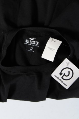 Дамска тениска Hollister, Размер L, Цвят Черен, Цена 16,17 лв.