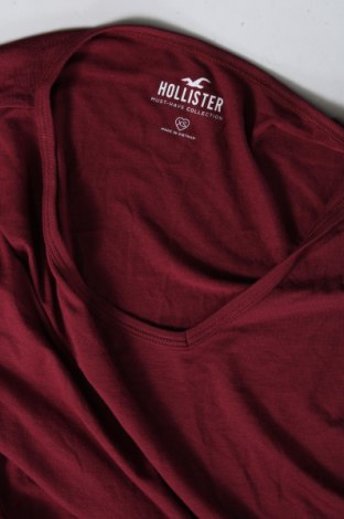 Дамска тениска Hollister, Размер XS, Цвят Червен, Цена 33,00 лв.