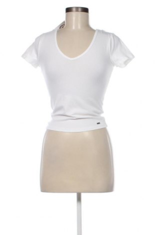 Γυναικείο t-shirt Hollister, Μέγεθος S, Χρώμα Λευκό, Τιμή 17,01 €