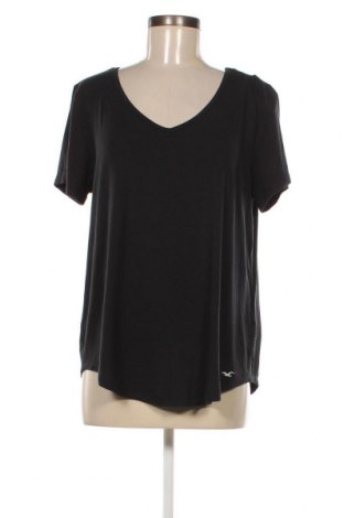 Γυναικείο t-shirt Hollister, Μέγεθος L, Χρώμα Μαύρο, Τιμή 17,01 €