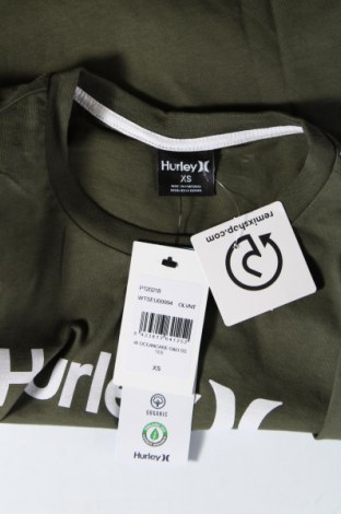 Γυναικείο t-shirt Hurley, Μέγεθος XS, Χρώμα Πράσινο, Τιμή 29,90 €
