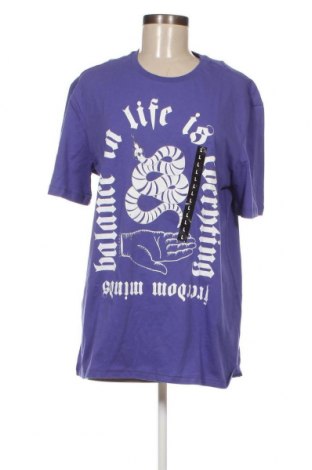Γυναικείο t-shirt LFT, Μέγεθος L, Χρώμα Βιολετί, Τιμή 10,82 €