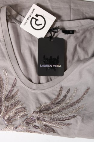 Γυναικείο t-shirt Lauren Vidal, Μέγεθος S, Χρώμα Γκρί, Τιμή 29,90 €