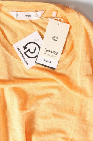Дамска тениска Mango, Размер M, Цвят Оранжев, Цена 31,00 лв.