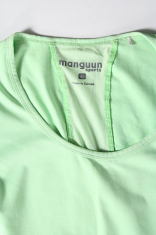 Damen T-Shirt Manguun, Größe M, Farbe Grün, Preis 9,05 €