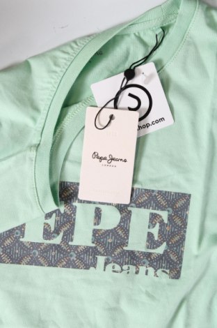 Γυναικείο t-shirt Pepe Jeans, Μέγεθος S, Χρώμα Πράσινο, Τιμή 29,90 €
